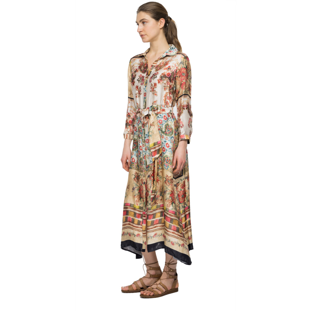 Viscose Dress With Floral Print