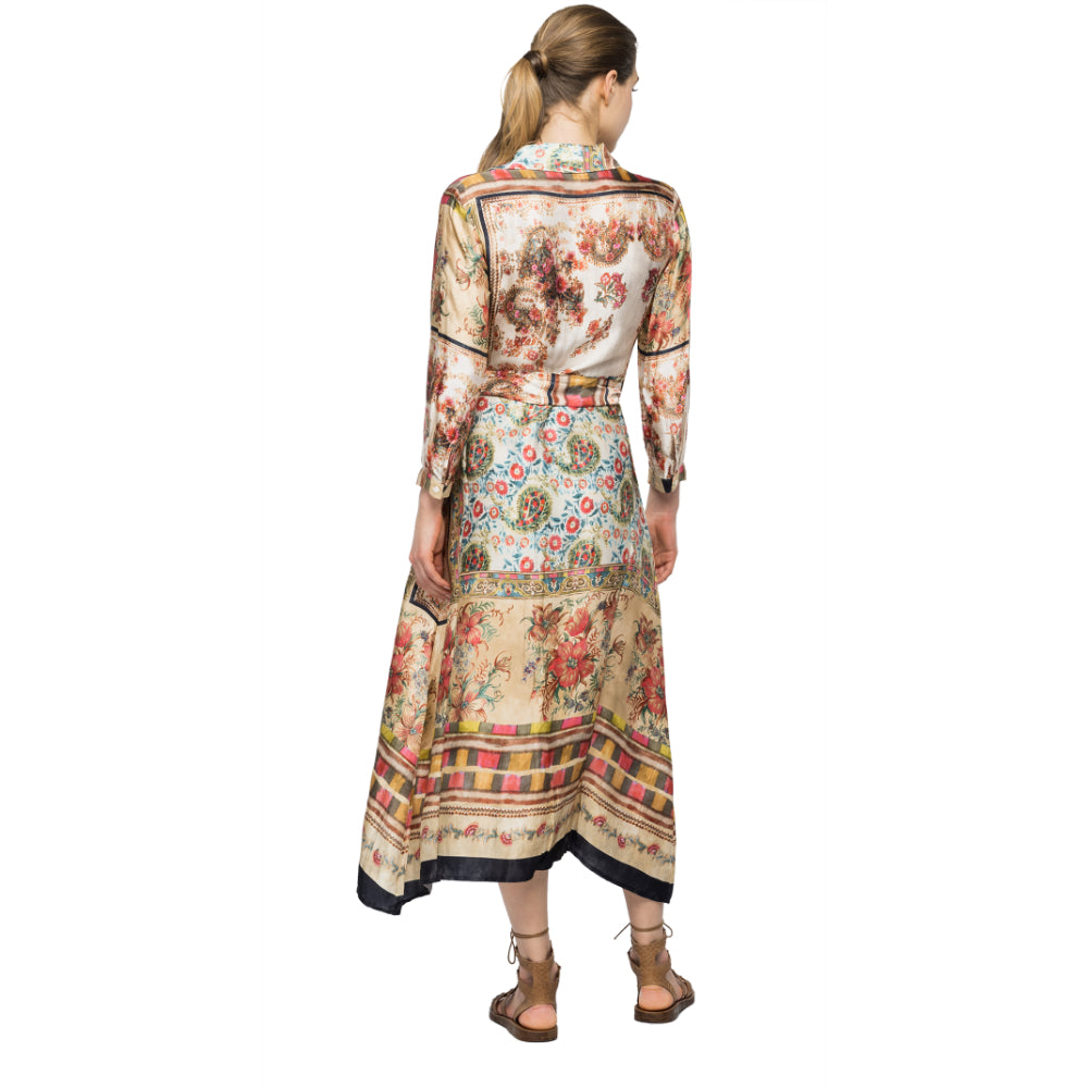 Viscose Dress With Floral Print