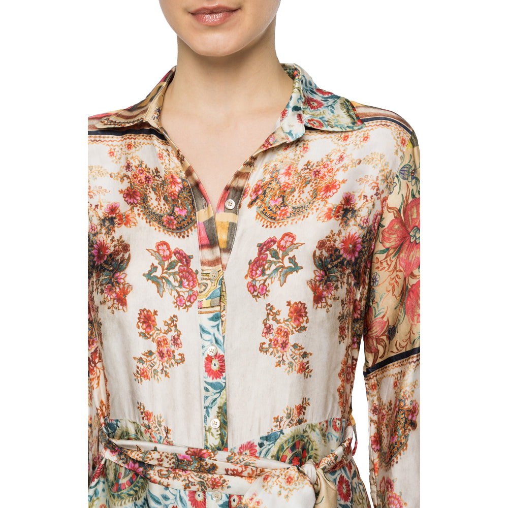 Viscose Dress With Floral Print