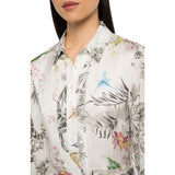 Replay Women's Long Dress Mix All Over Printed Viscose