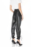 Replay Women's High Waist Tapered Leg Pant Black