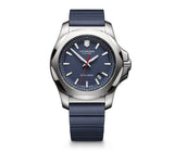 Victorinox I.N.O.X. Blue Dial Blue Rubber Strap Men's Watch