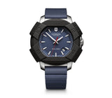 Victorinox I.N.O.X. Blue Dial Blue Rubber Strap Men's Watch