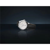 Victorinox Alliance Mechanical 40 Silver/White Dial Black Leather Strap Men's Watch