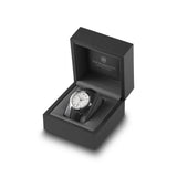 Victorinox Alliance Mechanical 40 Silver/White Dial Black Leather Strap Men's Watch