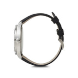 Victorinox Alliance Mechanical 40 Silver/White Dial Black Leather Strap Men's Watch