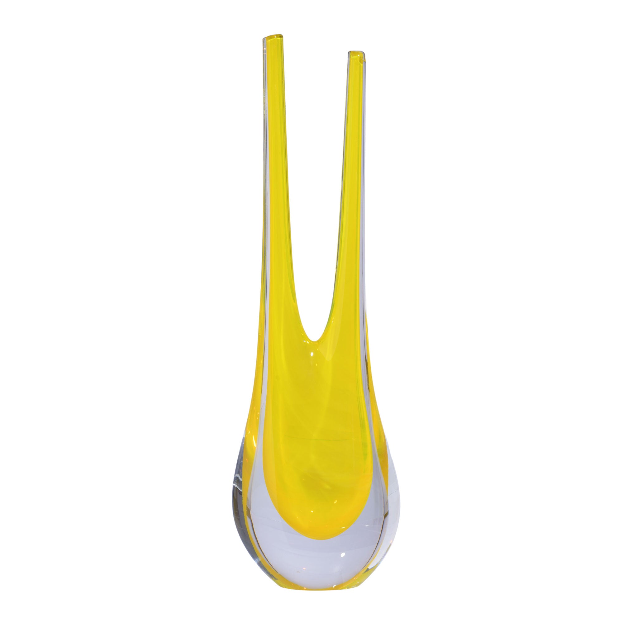 Wave Murano Sedano Vase Grey & Yellow, Size 40 cm | Home and Furniture Home | Home Décor | Vase Wave Murano Sedano Vase Grey & Yellow, Size 40 cm | Home and Furniture Home | Home Décor | Vase