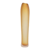 Wave Murano Vase Sfumati Smoked Amber, Size 60x12 cm