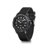 Wenger Seaforce 43 Black Case Black Dial Black silicone Men's Watch