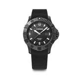 Wenger Seaforce 43 Black Case Black Dial Black silicone Men's Watch
