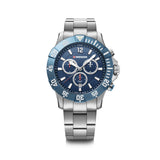 Wenger Seaforce Chrono 43 Blue Dial Bracelet Men's Watch