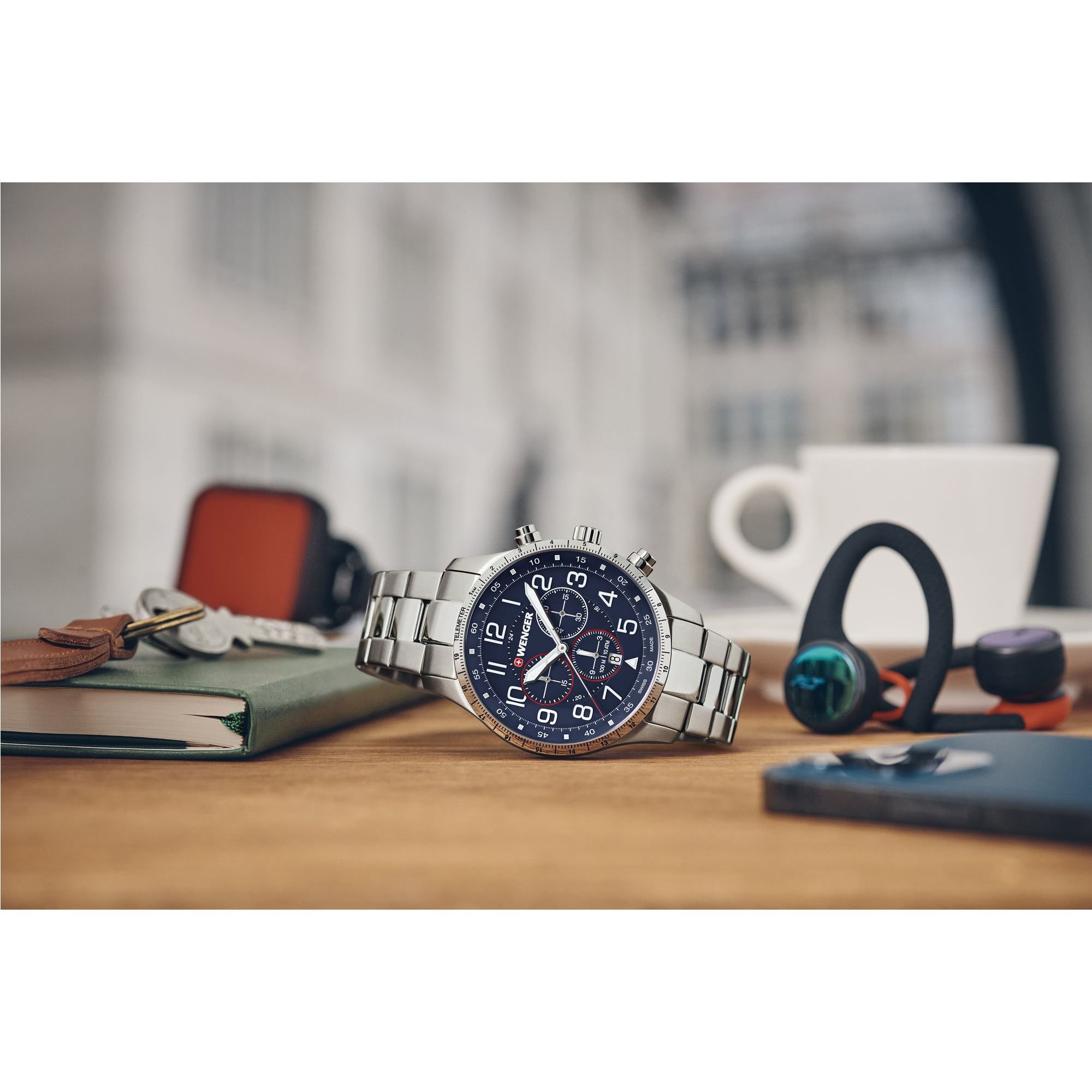 Wenger Attitude Chrono 44 Blue Dial Men's Watch | Fashion Watches | GCC | Men | Mens | Mens Watches | Watches Wenger Attitude Chrono 44 Blue Dial Men's Watch | Fashion Watches | GCC | Men | Mens | Mens Watches | Watches