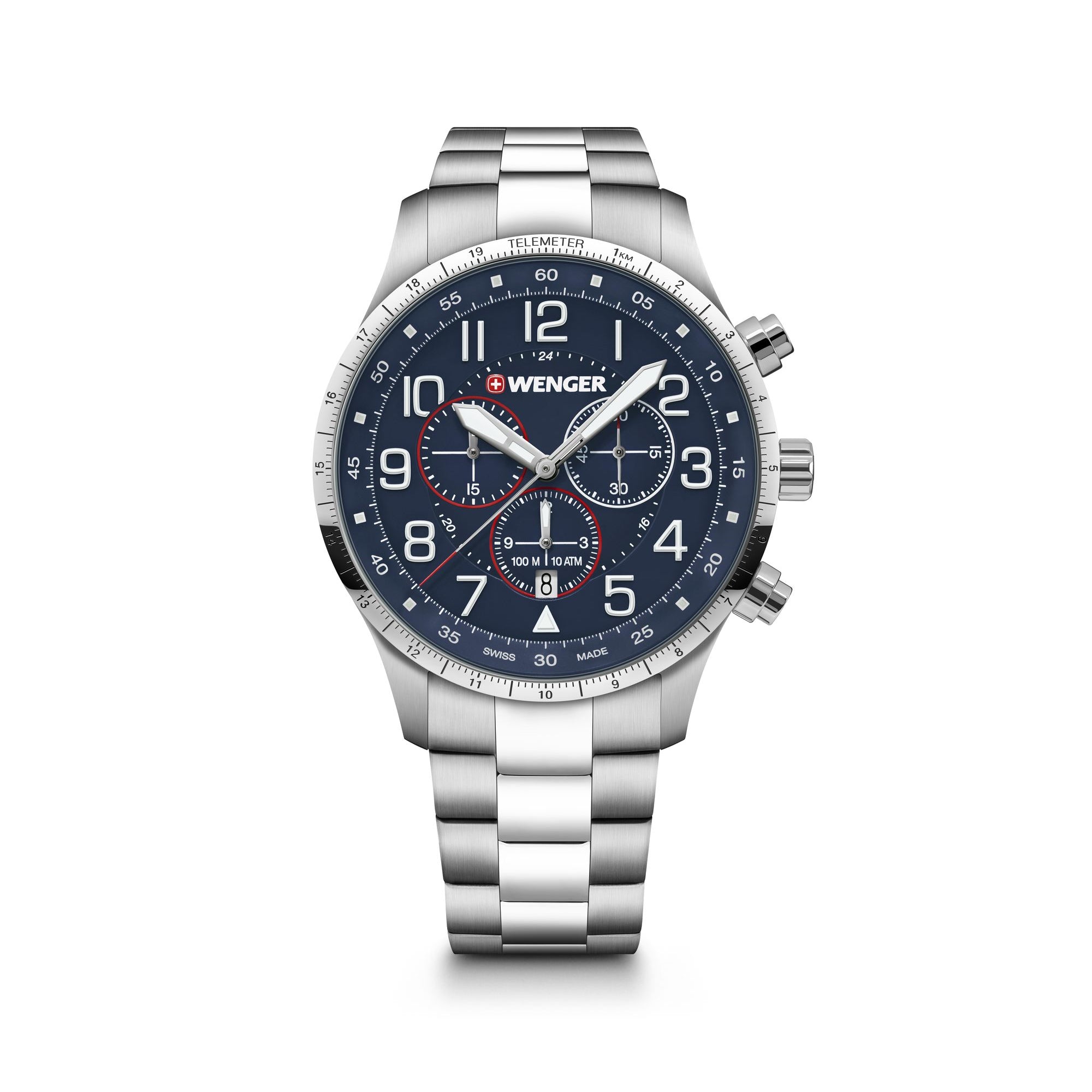 Wenger Attitude Chrono 44 Blue Dial Men's Watch | Fashion Watches | GCC | Men | Mens | Mens Watches | Watches Wenger Attitude Chrono 44 Blue Dial Men's Watch | Fashion Watches | GCC | Men | Mens | Mens Watches | Watches