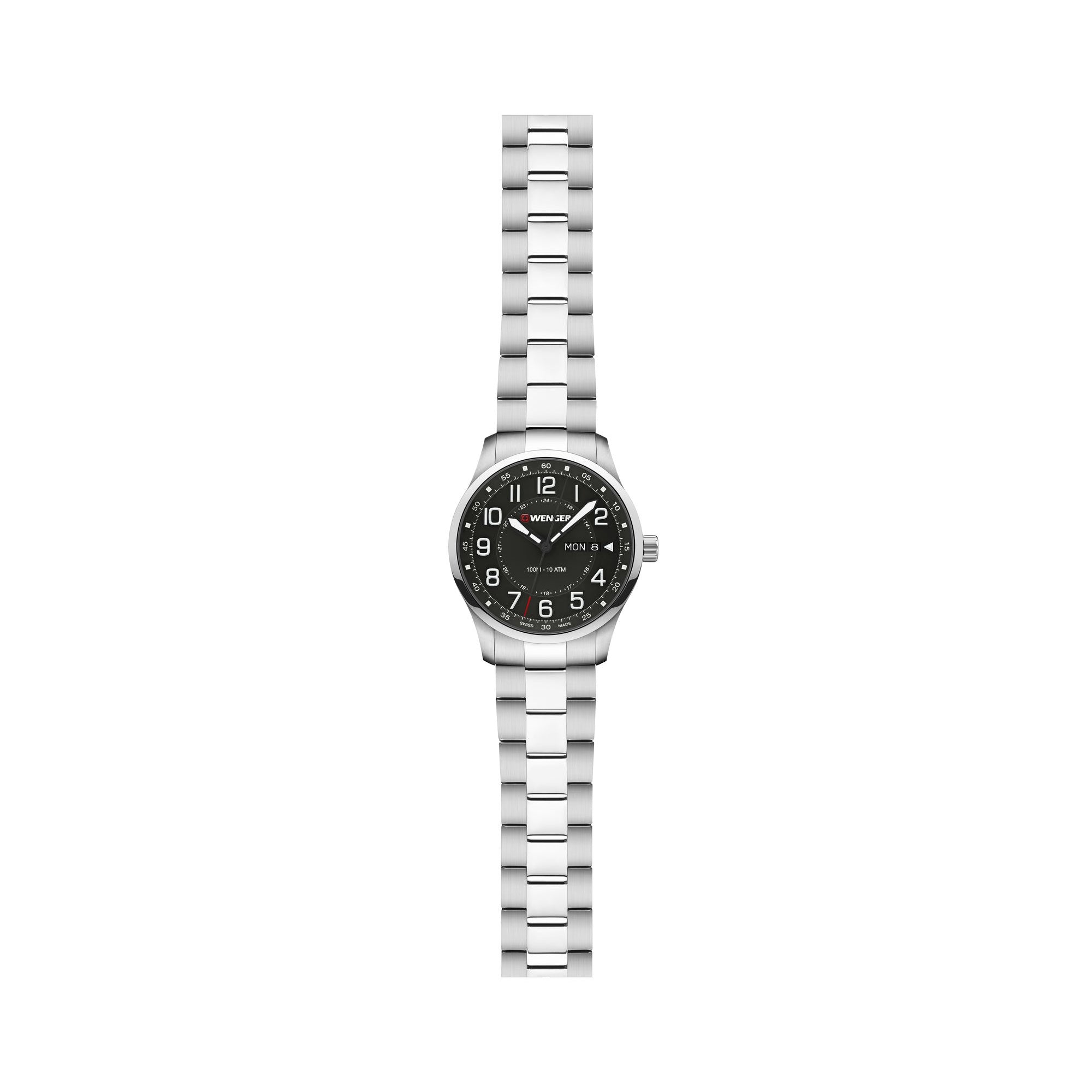 Wenger Attitude 42 Black Dial Men's Watch
