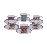 Stechol Gift Box Assorted Set of 12 pieces Coffee Cup & Saucer
