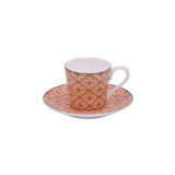 Stechol Gift Box Set of 12 pieces Orange Coffee Cups & Saucer