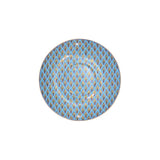 Stechol  Gift Box Set of 12 Piece Blue Coffee Cups & Saucer