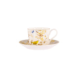 Stechol Gift Box Set of 12 pieces Grey Tea Cups & Saucer