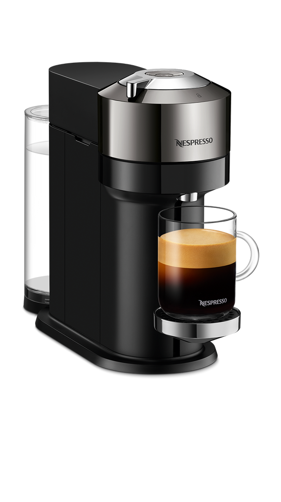 Nespresso Vertuo Next Deluxe Dark Chrome Coffe Machine