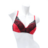 Yamamay Padded Balcony Bra Red
