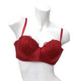 Yamamay Padded Bandeau Bra Dark Red