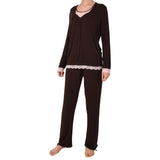 Yamamay 3Pcs Pyjamas Set Coffee