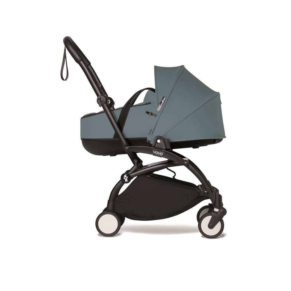 BabyZen Yoyo2 Frame Bassinet Black Aqua One Size BASIC – Blue