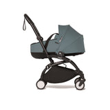 BabyZen Yoyo2 Frame & Bassinet Black & Aqua One Size BASIC