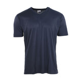 تي شيرت Zimmerli رجالي باللون الأزرق الشفق بأكمام قصيرة ورقبة على شكل حرف V