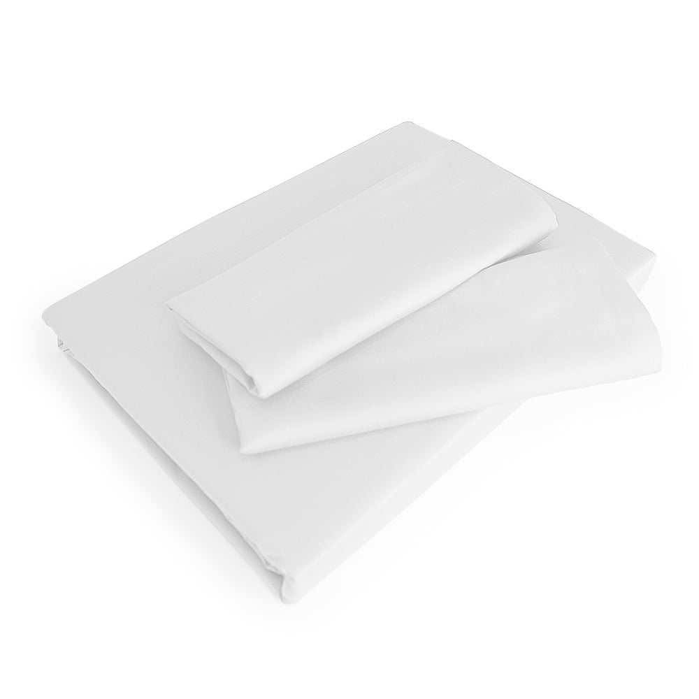 Valeron 310 Tc Flat Sheet Set White King Size | Beddings Valeron 310 Tc Flat Sheet Set White King Size | Beddings