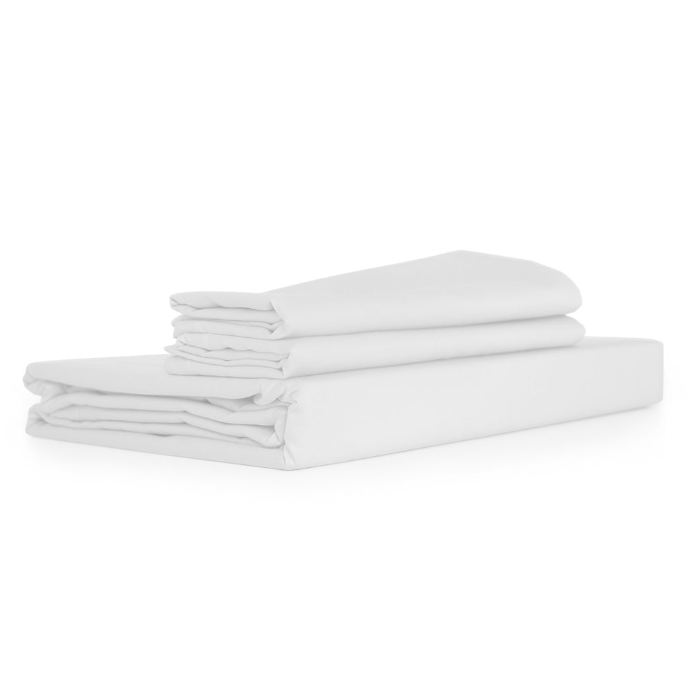 Valeron 310 Tc Flat Sheet Set White King Size | Beddings Valeron 310 Tc Flat Sheet Set White King Size | Beddings