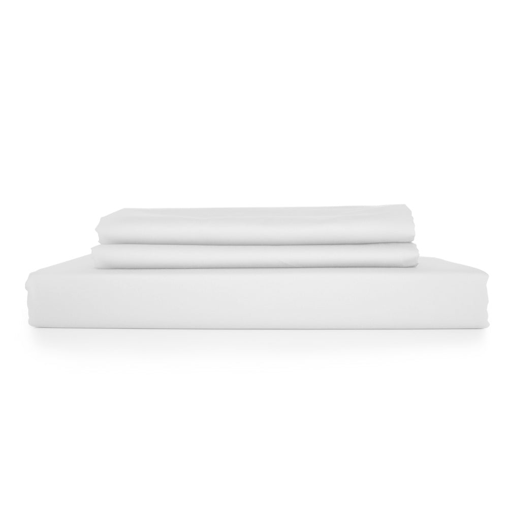 Valeron 310 Tc Flat Sheet Set White King Size | Beddings Valeron 310 Tc Flat Sheet Set White King Size | Beddings