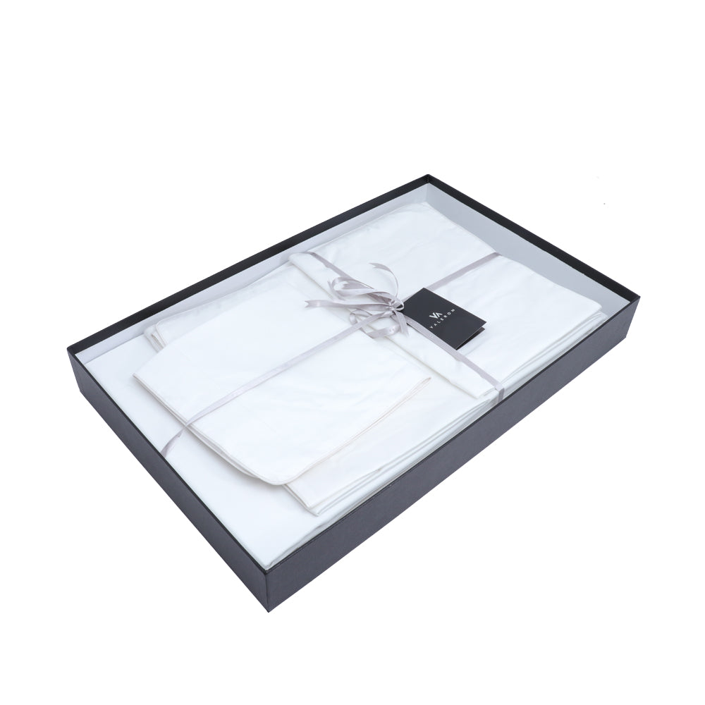 Valeron Vsa Quilt Cover Set White Size 240X220 Cm | Beddings Valeron Vsa Quilt Cover Set White Size 240X220 Cm | Beddings