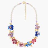 Les Nereides A Thousand Pansies Abd Freshwater Baroque Pearl Collar Necklace