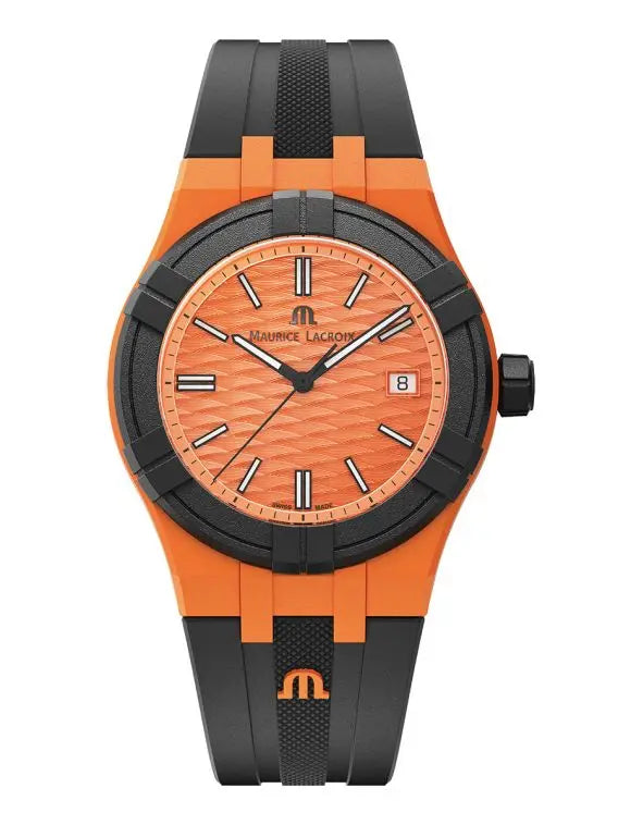 Maurice Lacroix AIKON #tide Orange & Black Watch | GCC | Luxury Watches | Men | Mens | Mens Watches | Women | Womens | Womens Watches Maurice Lacroix AIKON #tide Orange & Black Watch | GCC | Luxury Watches | Men | Mens | Mens Watches | Women | Womens | Womens Watches