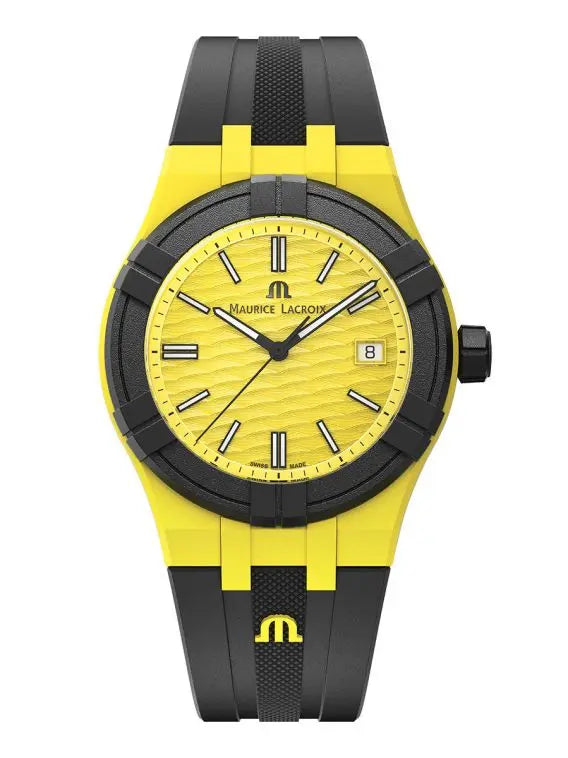 Maurice Lacroix AIKON #tide Yellow Black 11