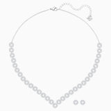 Swarovski Angelic Square Set White One Size