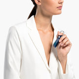 Swarovski Anniversary Key Ring Blue Stainless Steel One Size