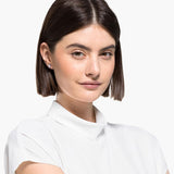 سواروفسكي، أقراط مثقوبة جذابة ، أبيض ، مقاس واحد