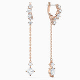 Swarovski Attract Pierced Earrings White One Size