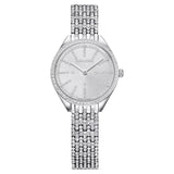 "Swarovski Attract watch Swiss Made, Full pavé, Stainless steel"