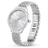 "Swarovski Attract watch Swiss Made, Full pavé, Stainless steel"