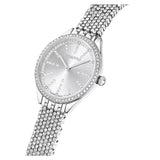 "Swarovski Attract watch Swiss Made, Full pavé, Stainless steel"