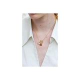 Les Nereides Blossoming Alphabet Necklace Letter F