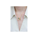 Les Nereides Blossoming Alphabet Necklace Letter H