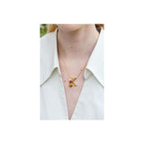 Les Nereides Blossoming Alphabet Necklace Letter K