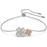 Swarovski Latisha Bracelet Flower Multicolored Rhodium plated