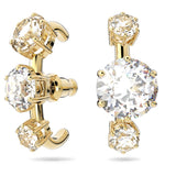 Swarovski Constella Earrings Brilliant cut crystals White Gold-tone plated