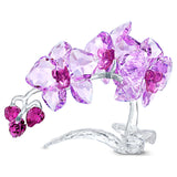 Swarovski Crystal Flowers Orchid Ornament Multicolor