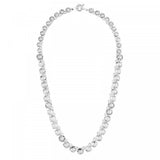 Les Nereides De Luxe Choker With Silver Crystal Round Stones